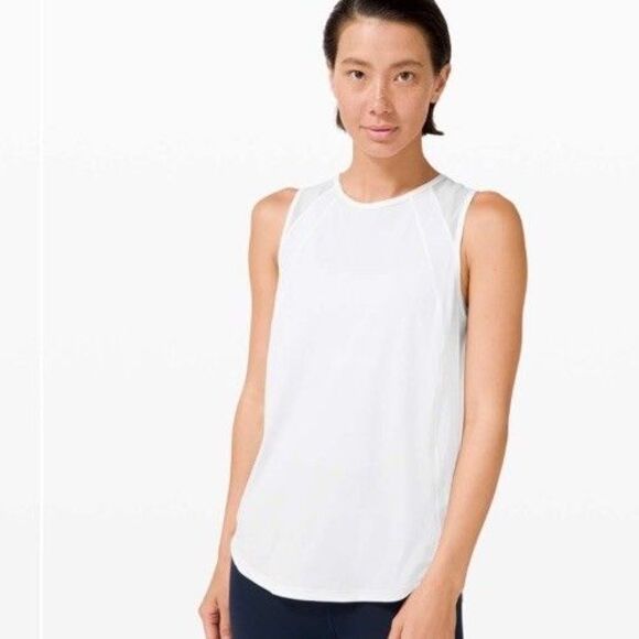 Lululemon Size 4 Sculpt Tank Top White - Picture 1 of 4